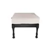 Fotpall Utomhus Svart 2-pack Aluminium St Tropez