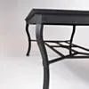 Matgrupp Utomhus 8 Stolar Svart Aluminium - Lugano 213cm