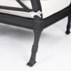 Loungegrupp Utomhus Svart Aluminium 5-pers - St Tropez