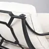Loungegrupp Utomhus Svart Aluminium 5-pers - St Tropez