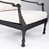 Loungegrupp Utomhus Svart Aluminium 5-pers - St Tropez