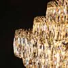 Kristallkrona Texas Guld Ø 80cm