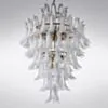 Kristallkrona Ø80xH110cm Mässing/Klar - Livorno