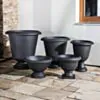Stor Kruka Utomhus 58x60cm Svart - Gloria