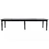 Stort Matsalsbord 320cm Svart Gripsholm Massiv Ek