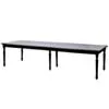 Stort Matsalsbord 320cm Svart Gripsholm Massiv Ek