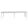 Stort Matsalsbord 320cm Vit Gripsholm Massiv Ek