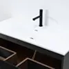 Badrumskommod Svart 100cm Vit Helgjuten - Båstad
