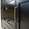 Kommod Badrum 120cm Colorado Svart - Vit Marmor