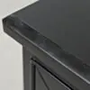 Dubbel Kommod Badrum 160cm Colorado Svart - Svart Granit