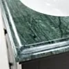Kommod Badrum 60cm Svart Utah - Grön Marmor