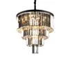 Kristallkrona Florence Svart Smoky Ø 60cm