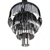 Kristallkrona Florence Svart Smoky Ø 60cm