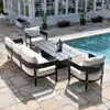 Loungegrupp Utomhus 5-Pers Aluminium - Ibiza