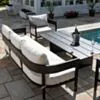 Loungegrupp Utomhus 5-Pers Aluminium - Ibiza