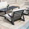 Loungegrupp Utomhus 5-Pers Aluminium - Malaga
