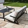 Loungegrupp Utomhus 5-Pers Aluminium - Malaga