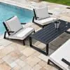 Loungegrupp Utomhus 5-Pers Aluminium - Malaga