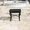 Loungeset Svart Aluminium 2-pers - St Tropez