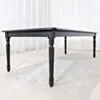 Matbord Gripsholm 240cm Svart Massiv Ek