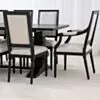 Matgrupp 8 Personer Svart Ek - Ulriksdal 240cm