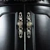 Kommod Badrum 80cm Ottawa Svart - Vit Marmor