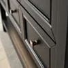 Kommod Badrum 120cm Utah Svart - Svart Granit