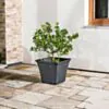 Svart Kruka Utomhus 42x36cm - Hera