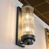 Kristall Vägglampa Nice Svart H40cm