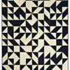 Utomhusmatta 200x290cm Svart/Vit - Luz