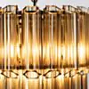 Kristallkrona Ø44xH43 Mässing/Cognac - Lucca