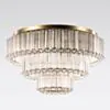 Kristallplafond 80cm Klar/Mässing - Verona