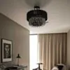 Kristall Lampa Ø55cm Svart Kristall - Monaco