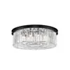 Florence Kristallplafond 60 cm Svart