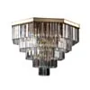 Plafond Kristall Hannover Guld Ø 80cm