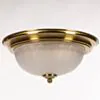 Takplafond Ø33cm Mässing - Monterey