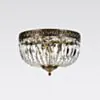 Kristallplafond Mässing Ø40cm - Uppsala
