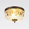 Kristallplafond Mässing Ø40cm - Uppsala