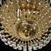 Kristallplafond Mässing Ø40cm - Uppsala