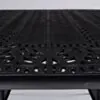 Matbord Utomhus Svart Aluminium Toscana 280cm