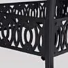 Matbord Utomhus Svart Aluminium Toscana 280cm