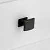 Knopphandtag lantlig universal - Antik Svart