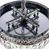 Kristallplafond Krom Ø40cm - Uppsala