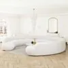 U-Modulsoffa 520cm Vit Boucle - Bel Air