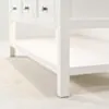 Dubbel Kommod Badrum 140cm Utah Vit - Grön Marmor