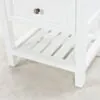 Kommod Badrum 60cm Vit Utah - Beige Marmor