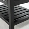 Kommod Badrum 80cm Svart Utah - Grön Marmor