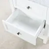 Kommod Badrum 60cm Vit Utah - Vit Marmor