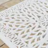 Matgrupp Utomhus 10 stolar Vit Aluminium - Toscana 280cm