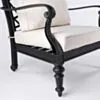 Loungeset Svart Aluminium 5-pers - Florence